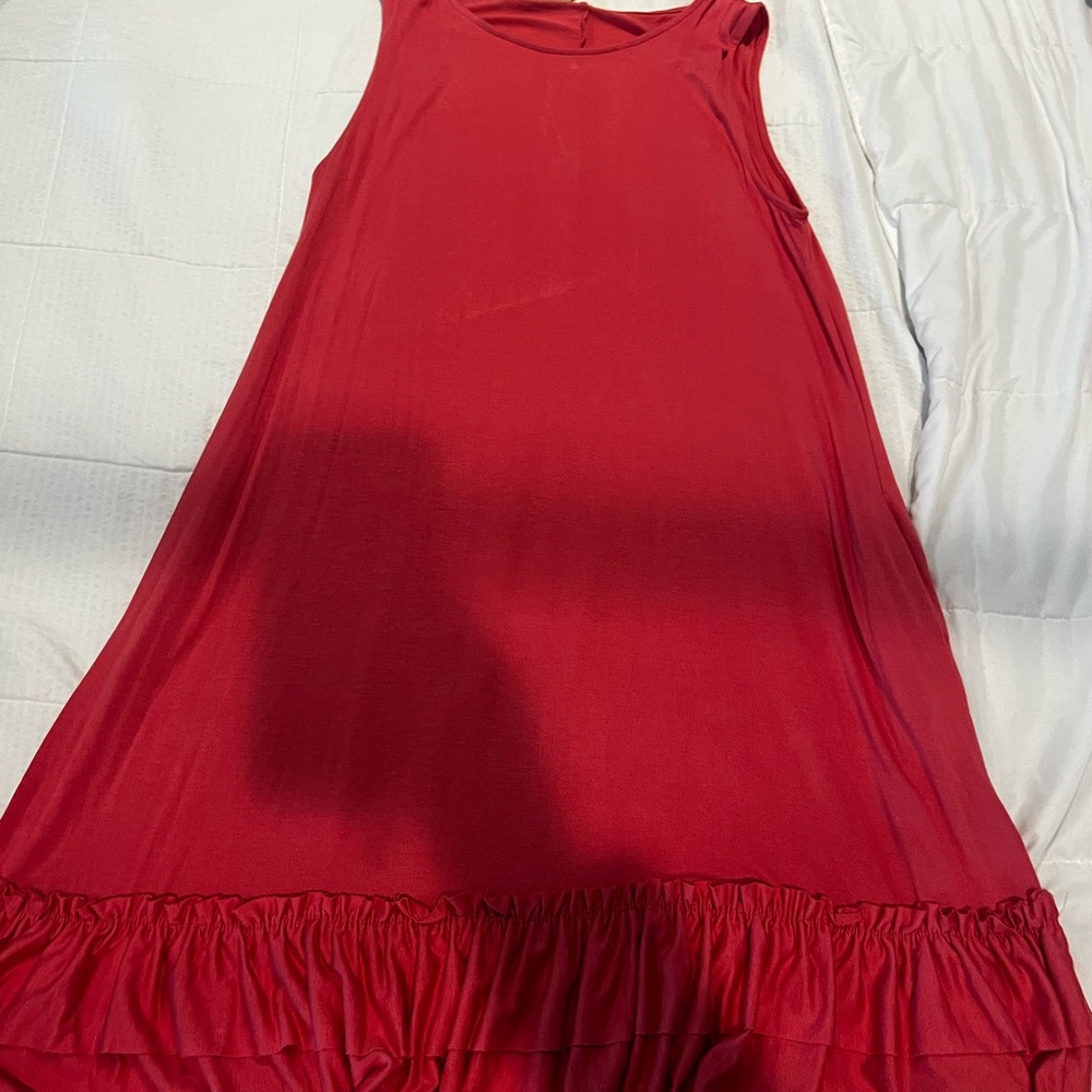 Zenana Outfitters coral / dark pink dress new with tags xl